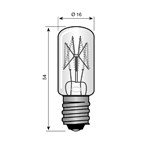 Indicatie- en signaleringslamp Vezalux E12 T13x33